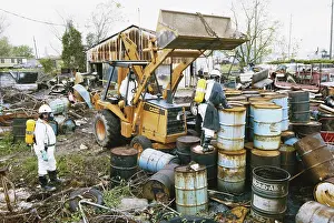 Workers: EPA Workers Testing Waste Barrels