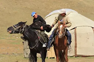 Competitions: Equestrian Games in Ulach Taricht at Lake Son Kul - Kyrgyzst