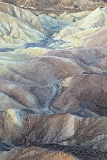Gower: The eroded badlands of Gower Gulch below Zabriskie