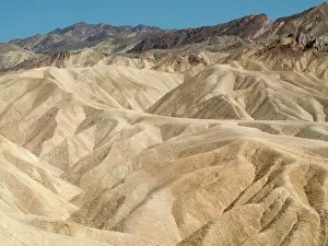 Zabriskie: Eroded badlands around Zabriskie Point in the Death Valley