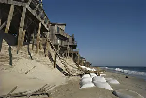 Threatens: Erosion Threatens Beach Houses