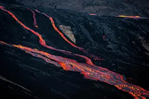 Reykjanes: Erupting volcano with lava fountains and lava field