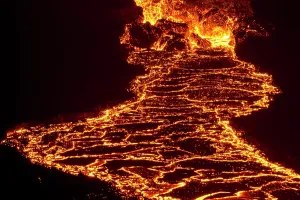 Nights: Eruption in Geldingadalur, Fagradalsfjall, Reykjanes