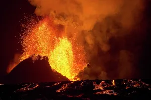 Nights: Eruption in Geldingadalur, Fagradalsfjall, Reykjanes