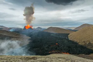 Volcanoes: Eruption in Geldingadalur, Fagradalsfjall, Reykjanes