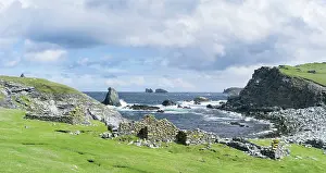 Fishery: Eshaness peninsula, the old haaf fishing