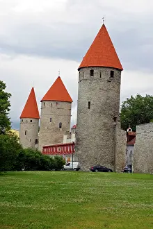 Turret: Estonia, Tallinn. The historic walls and