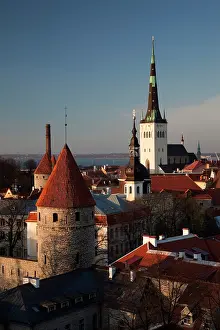 Steeple: Estonia, Tallinn, Toompea area, elevated
