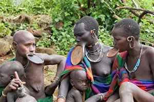 Discs: Ethiopia - Surma Woman: tribe of south west Ethiopia
