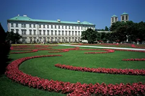 Barnes: Europe, Austria, Salzburg. Garden at Mirabell