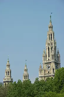 Lisa: Europe, Austria, Vienna, spires of Rathaus