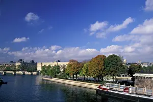 Pont: Europe, France, Paris. Square du Vert-Galant