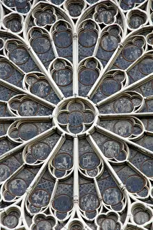 Windows: Europe, France, Paris. Stained glass windows