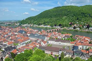 Neckar: Europe, Germany, Baden-Wurttemberg, Heidelberg