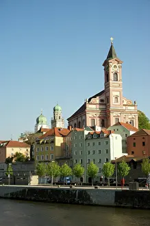 Steeple: Europe, Germany, Bavaria, Passau, St. Paul's