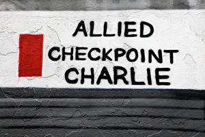 Berlin: Europe, Germany, Berlin. Checkpoint Charlie
