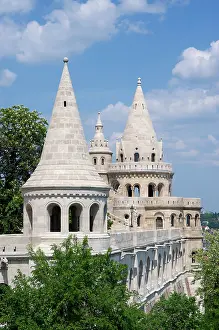 Turret: Europe, Hungary, Budapest, Buda, Castle