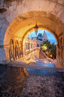 Step: Europe, Hungary, Budapest, Buda, Fisherman's