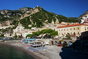Amalfi: Europe, Italy, Amalfi, Beautiful Beach and