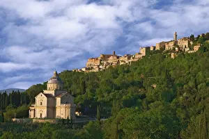 Dennis: Europe, Italy, Tuscany, Montepulciano. Church