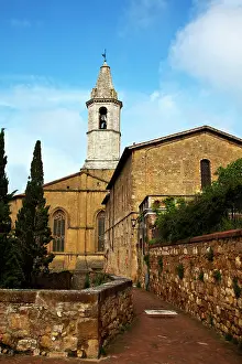 Pienza: Europe, Italy, Tuscany. Pienza. Pienza Cathedral
