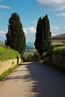 Chianti: Europe, Italy, Tuscany. Tuscan Back road