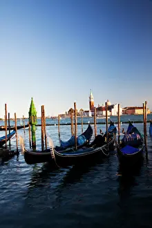 Canals: Europe, Italy, Venice, Gondolas on the Canals