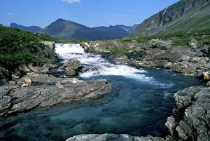 Whitewater: Europe, Norway, Andalsnes. River in mountains