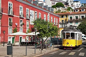 Cable: Europe, Portugal, Lisbon. Traditional yellow