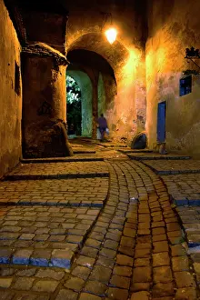 Citadel: Europe, Romania, Sighisoara, The night view