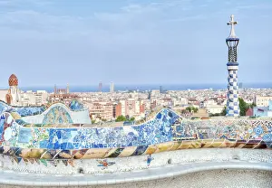 Architectural: Europe, Spain, Catalonia, Barcelona, Park