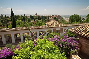 Julie: Europe, Spain, Granada. The Generalife gardens