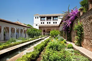 Julie: Europe, Spain, Granada. The Generalife gardens