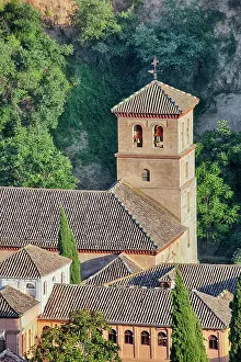 Rooftops: Europe, Spain, Granada. Rooftops of the