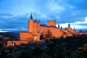 Turret: Europe, Spain, Segovia. Alcazar castle at