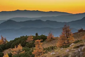 Styria: Evening atmosphere in Hochschwab, Austria, Europe