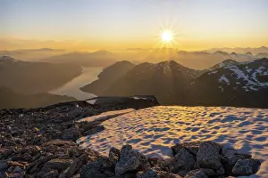 Reflex: Evening atmosphere, Jostedalsbreen National Park
