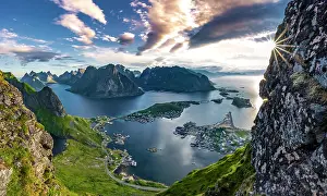 Reflex: Evening atmosphere, view from Reinebringen, Reinebriggen