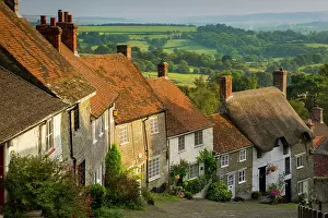 Attached: Evening at Gold Hill in Shaftesbury, Dorset, England