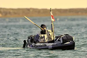 Emblems: Exploring the lake Stanwell Fletcher Kayak Somerset Island