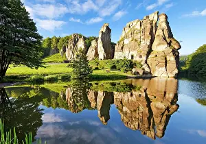 Reddish: Extern stones, Externsteine, sandstone formation