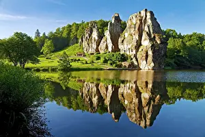 Reddish: Extern stones, Externsteine, sandstone formation