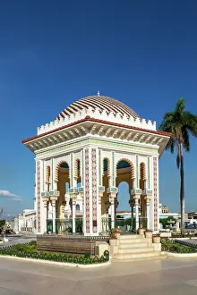Square: The eye-catching gazebo at the Parque Cespedes