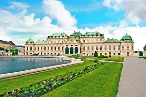 Wealth: Front Facade of Schloss Schonbrunn palace