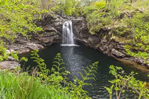 Stirling: Falls of Falloch - Falloch river cascades down a