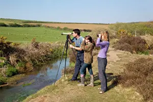 Binoculars: Family bird watching