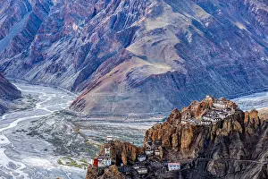 Pradesh: Famous indian tourist landmark Dhankar monastry
