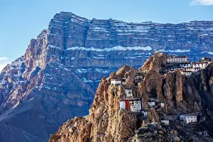 Pradesh: Famous indian tourist landmark Dhankar monastry