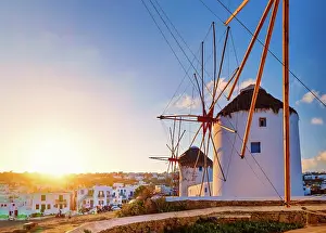 Greece: Famous tourist attraction of Mykonos, Cyclades