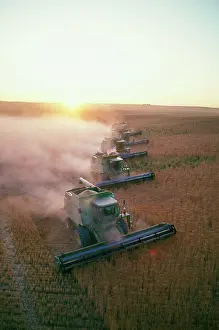 Harvesters: Farming - Wheat Harvesting using combine harvesters